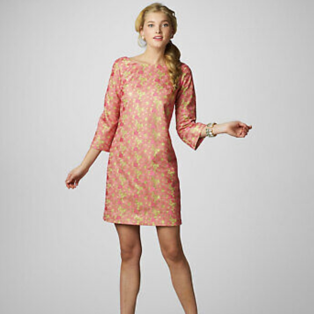 NWT Lilly Pulitzer Mandy Dress in Hotty Pink Style# 93332